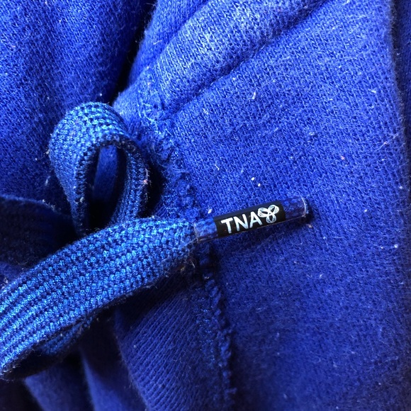 Aritzia TNA Zip-Up Hoodie | Size XS Royal Blue - Picture 10 of 10